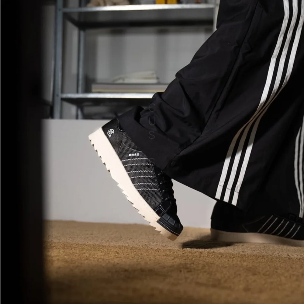 NIB CLOT X NEIGHBORHOOD X SUPERSTAR BLACK Adidas Originals 8